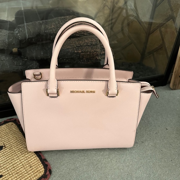MICHAEL KORS Satchel Saffiano - Picture 1 of 10